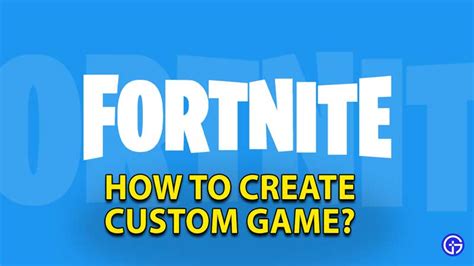 How to make private/custom games .